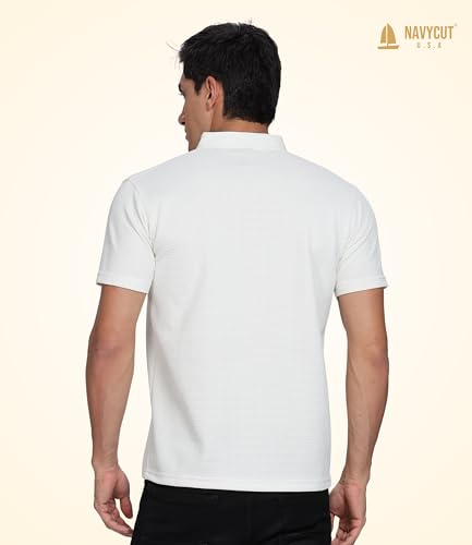 Image of Men's and Boy's Polyster T-Shirt with Mandarin Collared Neck Half Sleeves Closuer Button and Regular Fit | Polo t Shirt for Man || Color Tshirt for Men & Boy