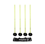 Gear FC Speed and Agility Turf Training Poles (Yellow)