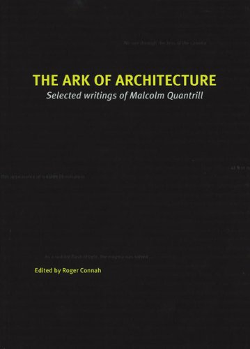 Selected Writings of Malcolm Quantrill pour étudier histoire design architectural