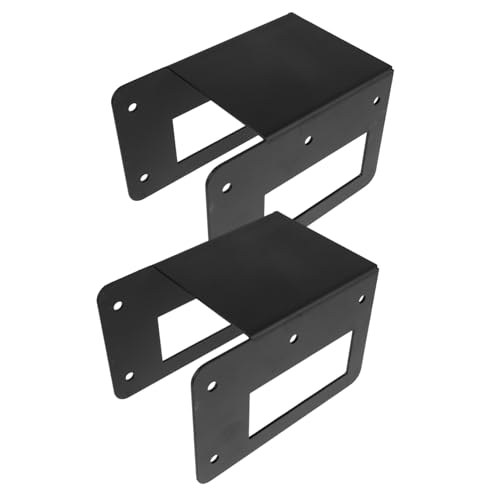 TOYZFRIENDY 2pcs Steel Firewood Rack Brackets Wood Holder for Indoor Outdoor Fireplace Easy Assembly with Screws Smooth Welded Joints Safety Versatile Firewood Storage Stand for Patio