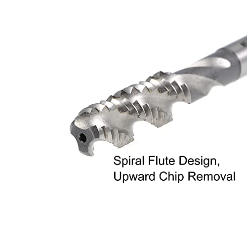 Macho de rosca espiral uxcell para máquina HSS-cobalto 5/16 pulgadas rosca BSW 6