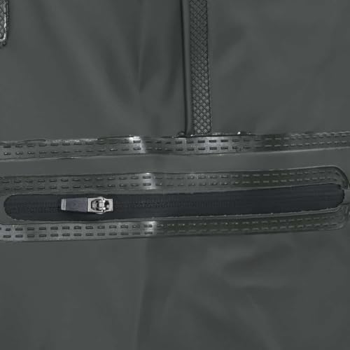 Pantalones de vadeo de pesca y limpieza de estanques con botas 6