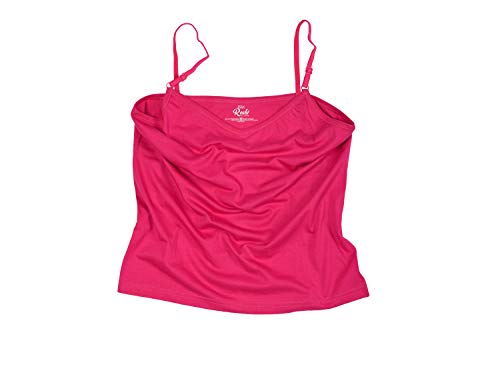 Image of ESSA Women's Cotton Camisole with Adjustable Straps Pack of 4 - Multicolor, 100% Cotton Slip, Sleeveless Design, Pull On Closure, Soft Fabric for Comfortable Fit