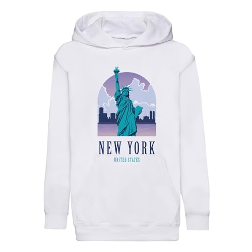 Hoodie enfant New York aux finitions premium et graphisme moderne des États-Unis