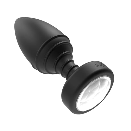 Vibrateur anal en silicone soyeux avec contrôle à distance pour un confort premium