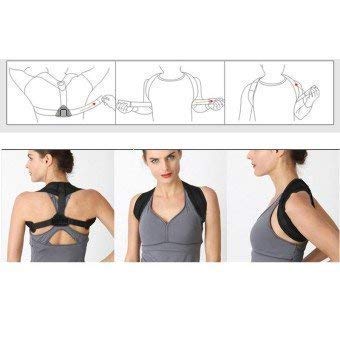 wowobjects 1Pc Back Posture Corrector Adjustable Clavicle Brace Comfortable Correct Shoulder Posture Support Strap Clavicle Correction Belt 1
