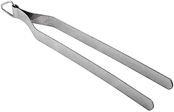 1Pc 9inch Heavy Guage 2mm Thickness Chimta Stainless Steel for Roti, Chapati Chimta, chipya, Tong_ec