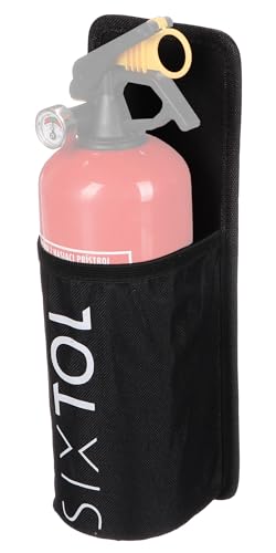 SIXTOL CAR FIRE 1 | Support d'extincteur | Voiture | Fermeture Velcro | 1 kg | Sécurité