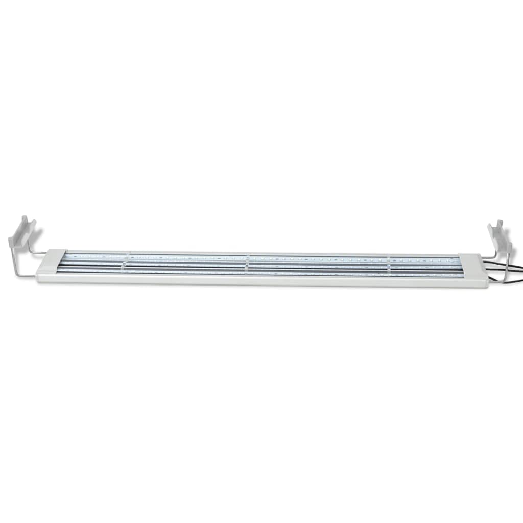 Iluminación LED para acuario, 80 – 90 cm, aluminio IP67, impermeable, regulable, con luz diurna, temporizador de luz de luna, para agua dulce, agua de mar, arrecifes, acuarios, plantas de