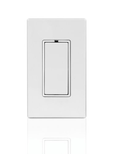 Leviton 6652-1W Decora 500W/500Va 1/6Hp Variable Countdown 1 Minute To 18 Hours Electronic Incandescent/Inductive Timer, Single Pole Or 3-Way, White #TOP1