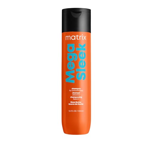 Matrix Mega Sleek Shampoo with Shea Butter to Protect against Humidity, for Coarse Hair, Total Results 300ml