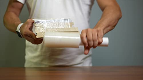 2 Pack 6 Inch X 1000 Ft Mini Stretch Wrap Film With Handle Packing Wrap, Plastic Wrap For Moving, Industrial Stretch Wrap Roll For Furniture Moving, Storing Food | Packing Shrink Wrap For Moving #TOP1