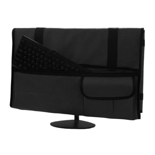 Funda de accesorios de ordenador para proteger el monitor en trayectos y teletrabajo