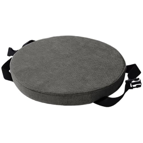 Cojín de asiento gris oscuro transpirable para evitar dolor al sentarse 2