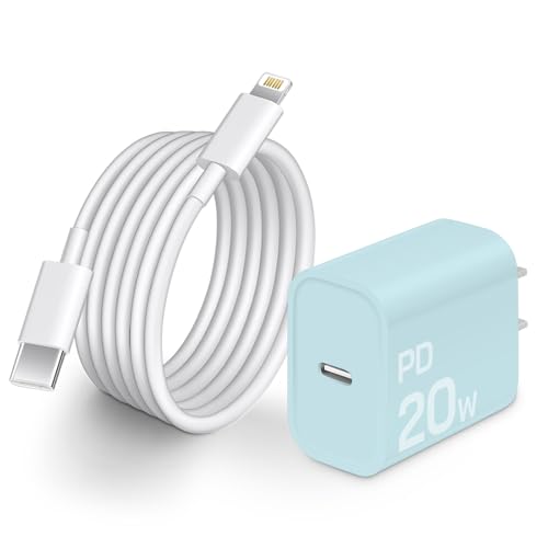 Cargador rápido para teléfono USB C ideal para usar el móvil en el sofá gracias al cable largo azul