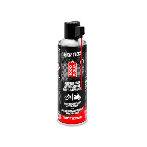 1000 Miglia BKR 1102 Spray Protector Antioxidante para Bicicletas y Motos - 500 ml, utilizo Post Lavado, Bote Aerosol