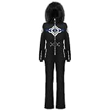 Age: Adulte Poivre Blanc - Combinaison De Ski 0831 Print Black Femme - Femme - Taille m - Noir