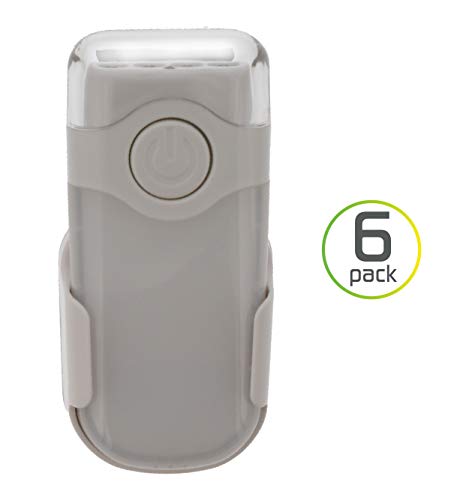 Capstone Lighting 3-in-1 6 LED Power Failure Light, Rechargeable Flashlight, and Plug in Night Light (Pack of 6) - Portable and Compact, Ideal for Use at Home and in Weather Emergencies