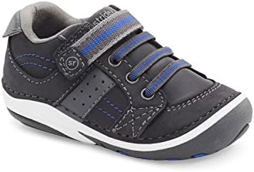 Stride Rite baby boys Srt Sm Artie Sneaker, Grey, 5.5 Wide Infant US | Image 3