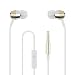 kate spade new york Earbuds [In-Ear Headphones] with Gold & Silver Trim - Vintage Rose
