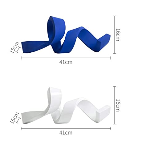 Ornement streamer blanc SSDD pour salon et hôtel - 3