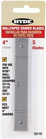 Hyde 4 in. W Carbon Steel Wallpaper Shaver - Case of: 10; Each Pack Qty: 5; Total Items Qty: 5010