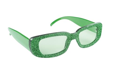 P 'tit clown 10888 Plastic Glasses Glitter Rectangle - Random Colour, Multicolored, 14 x 4 - Image 3