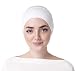 Under Scarf Tube Cap (Hijab Accessory) (White)