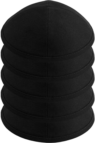 Image of Pack of 5-Pcs - Hq Satin /Linen /Velvet /Raw Silk /Suede Kippah for Men, Yamaka Hat Designed in Israel - Kippot Bulk