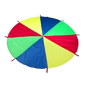 Abaodam bunter Regenbogen Fallschirmspielzeug