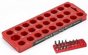 Hansen Hex / Torx Socket Bit Holder Organizer Tray - HSN-50000