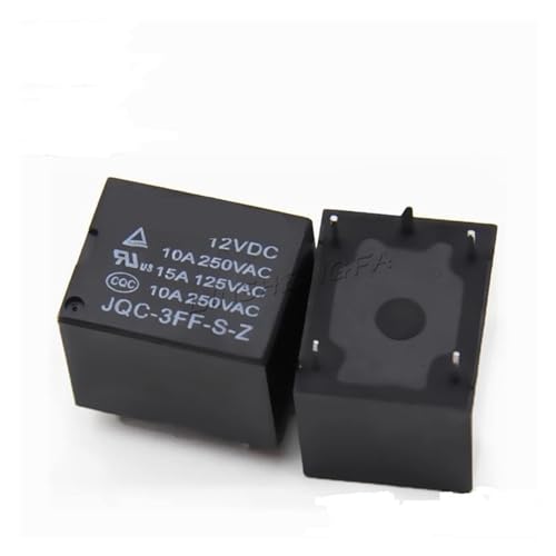 Relais JQC-3FF-SH 12VDC commutation stable 10A pour automatisme - 5