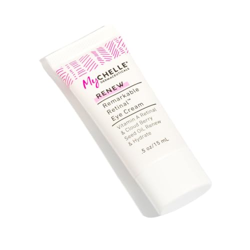 MyChelle Dermaceuticals Remarkable Retinal Eye Cream (0.5 Fl Oz) - Anti Aging Serum with Potent Vitamin A and Plant Stem Cells to Reduce Appearance of Fine Lines and Wrinkles