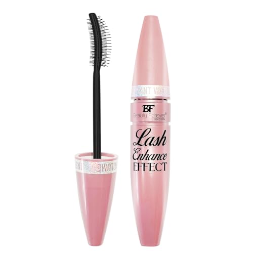 Beauty Forever Lash Enhance Mascara, Enhancing, Strengthening Effect, Long Lasting, Suitable For All Eyelashes Shapes, Flake & Clump Free, Waterproof, Easy Application, Available in Black Colour - Image 3