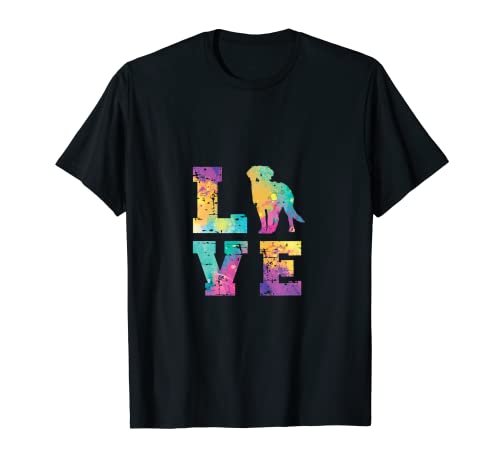 Bernese Mountain Dog Love T-shirt, Preto, Pequeno