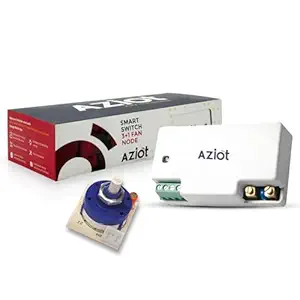 AZIOT 3+1 Fan Smart Switch - Wifi/Bluetooth Communication - Made in India - Timer Function - Works with Google Home and Amazon Alexa (3+1 Node)