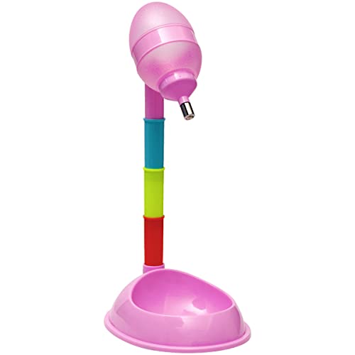 Bebedouro De Bilha Pet Drink Com Altura Ajustável - ROSA