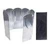 Outdoor carbon kachel Winddeflector, opvouwbaar Winddeflector, 8 stuks gegalvaniseerd Winddeflector, geschikt voor outdoor camping picknick koken