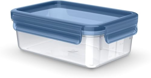 Tefal Masterseal Eco de 1 L, Recipiente ecológico, hermético, higiénico, apto para microondas, con certificado Baby Care, apto lavavajillas y congelador, Fabricado en Alemania, N1171418