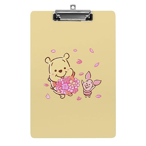 【A4サイズ】プー プーさん くまのプーさん クリップボード A4 バインダー クリップホルダー ファイル キャラクター おしゃれ かわいい 人気 事務用