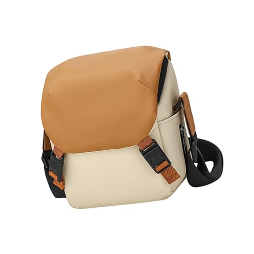 Bolsa de hombro para cámara elegante con diseño de contraste para entusiastas