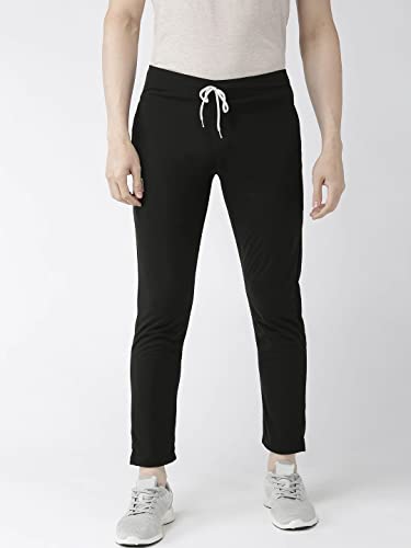 Image of PAUSE Sport Comfortable & Stylish Jogger for Men, Cotton Blend Drawstring, Ankle Length Regular Fit Men's & Boy's Joggers and Track Pant (Black NPS PANT9007-BLK)