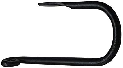 Adonai Hardware Ed Antique Iron Toilet Paper Holder (Supplied as 2 Pieces per Pack) - Black Powder Coated