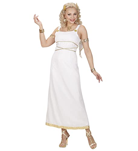 W WIDMANN MILANO Party Fashion - Costume de déesse grecque, robe, couronne de laurier, romaine, déguisement pour carnaval