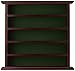 Clubhouse Collection Mahogany Golf Ball Display Cabinet - Displays up to 25 Golf Balls