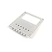 Tele style Guitar bridge w/Humbucker pickup hole,Modern 6-Saddle,Chrome