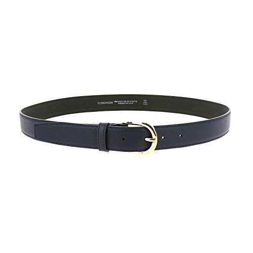 FASHIONGEN - Ceinture Finition Premium en Cuir Véritable d'ITALIE, FLORDELIS - Bleu marine, 105 / pantalon 47 à 51 Cover