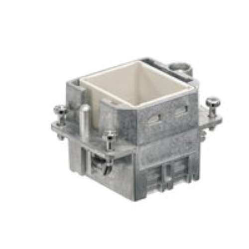 Conector hdc cfm 6 modular Weidmuller 1983830000 con soporte para dos insertos acoplables