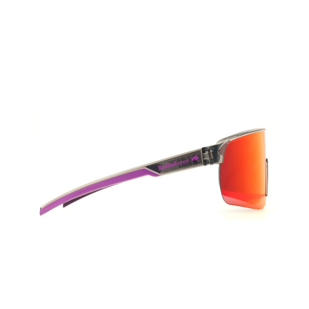 Red Bull Spect Dakota-011 Graue Mono-Sonnenbrille, polarisiert und UV-Schutz, Unisex
