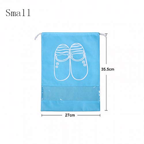 Preisvergleich Produktbild FTHKK Schuhe Aufbewahrungstasche, 10 Stück Home Travel Organizer Schuhbeutel Hängende Staubdichte Abdeckung Vliesstoff Kordelzug